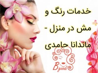 خدمات رنگ و مش در منزل – ماندانا حامدی