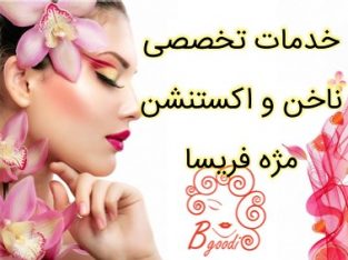 خدمات تخصصی ناخن و اکستنشن مژه فریسا